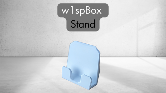w1spBox Stand - Compatible with all models of w1spBox, Flatbox, Razer Kitsune, Junkfood Micro controllers. Your choice of colour!
