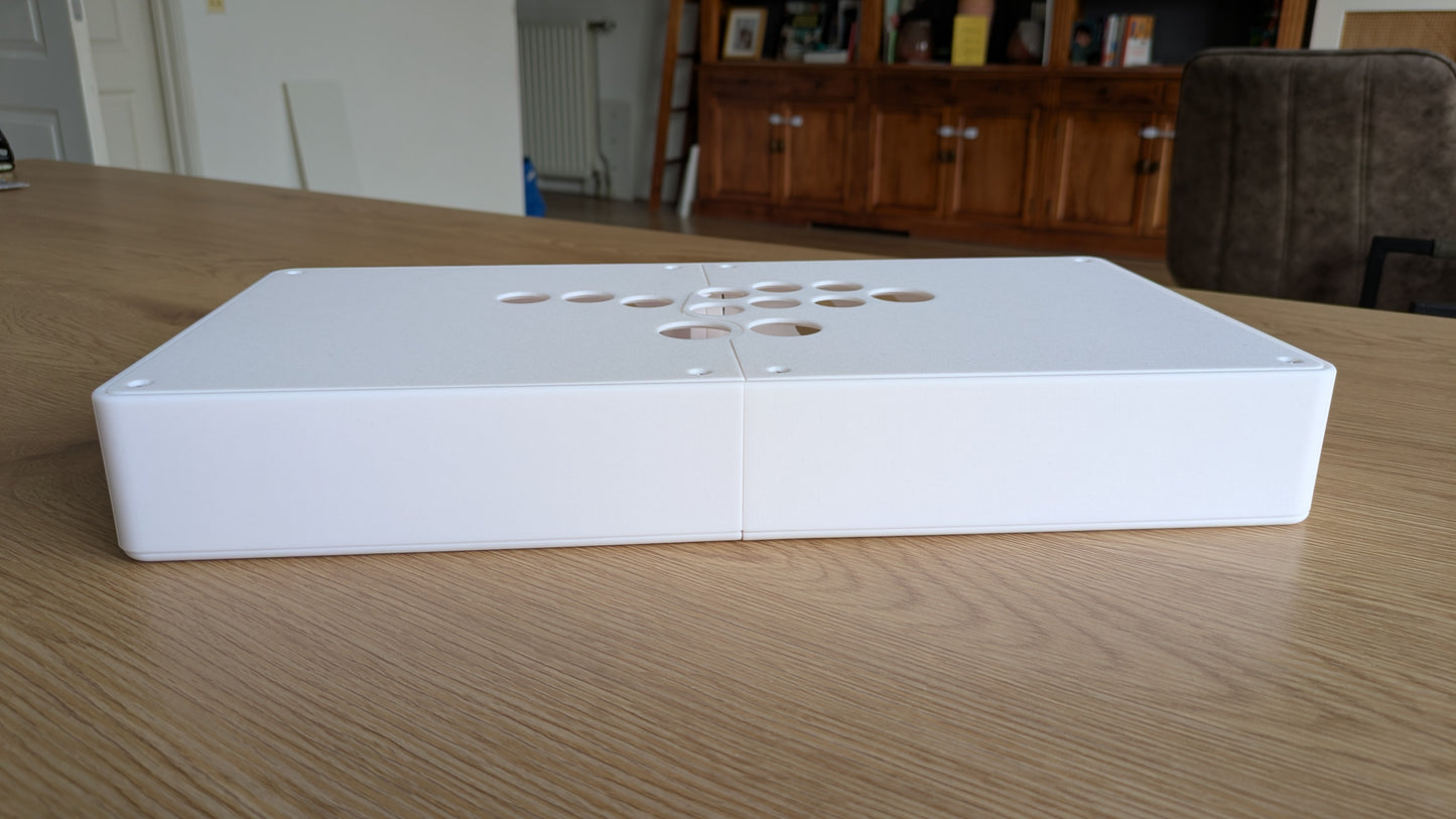 w1spCase - Leverless Arcade Stick Case – 3D Printed PLA+ enclosure for Fighting Games
