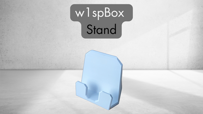 w1spBox Stand - Compatible with all models of w1spBox, Flatbox, Razer Kitsune, Junkfood Micro controllers. Your choice of colour!
