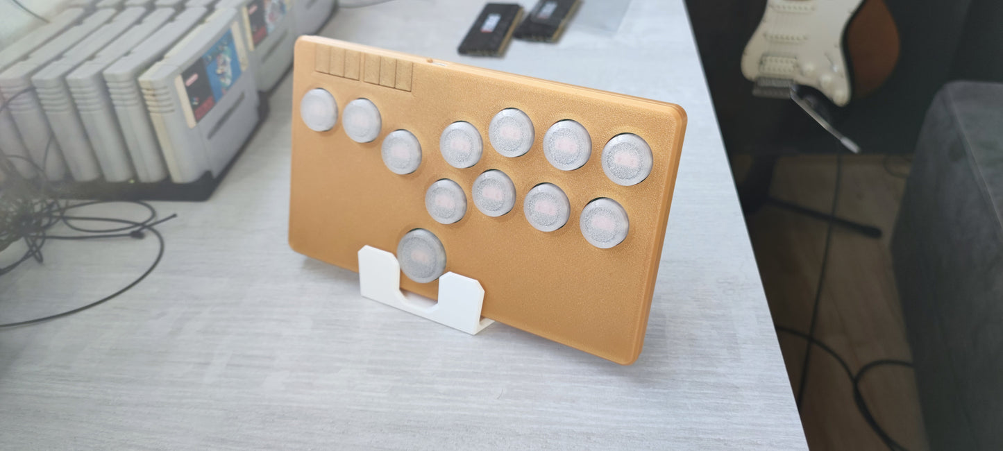 w1spBox - Customisable Hitbox controller. All buttons Fightstick for PC, Steam, SteamDeck, Switch, PS3 and Limited PS4.