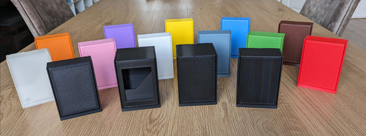 w1spDeck - Custom Magnetic Deck Box - 3D Printed Card Storage Solution