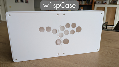 w1spCase - Leverless Arcade Stick Case – 3D Printed PLA+ enclosure for Fighting Games