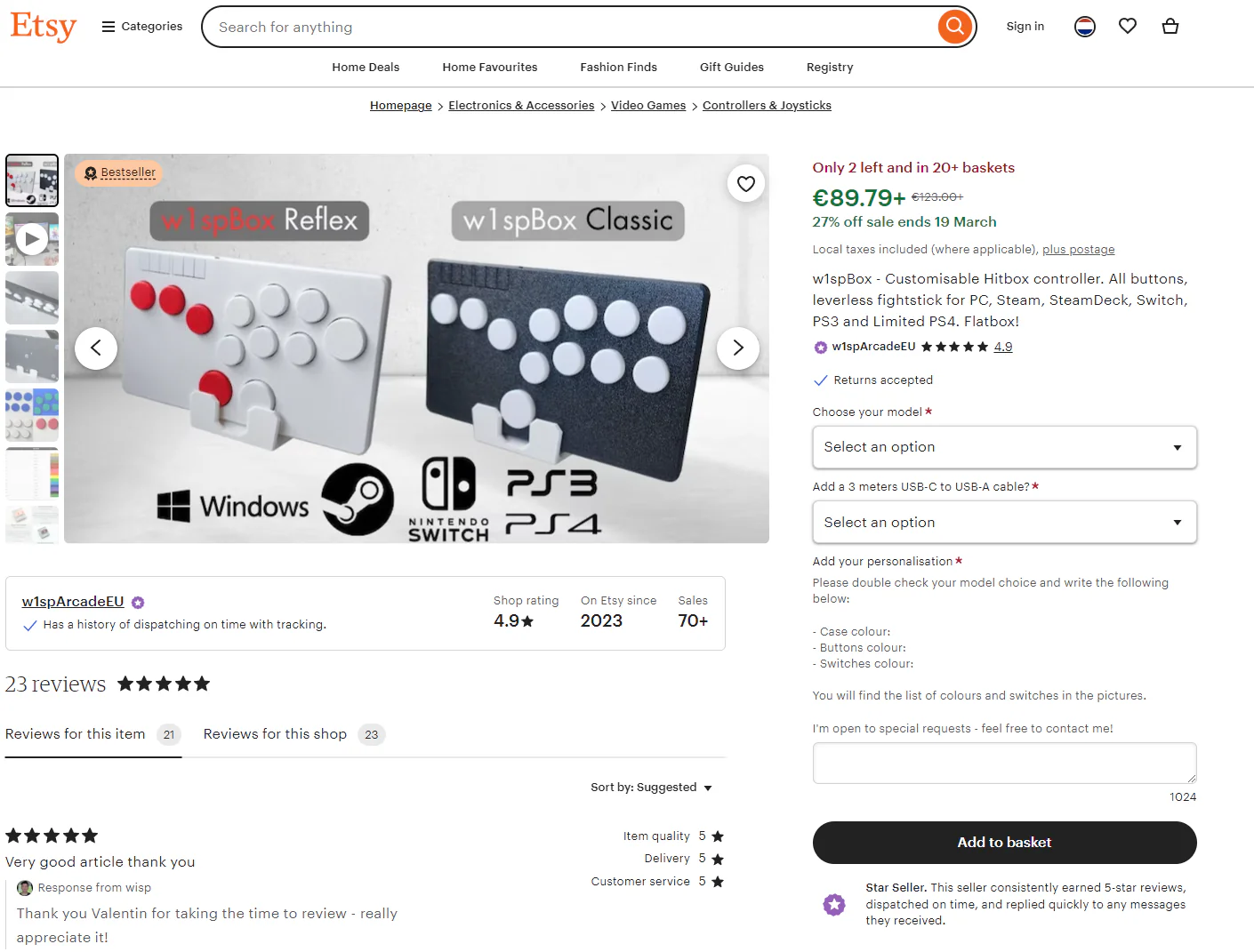 The w1spArcadeEU Etsy shop